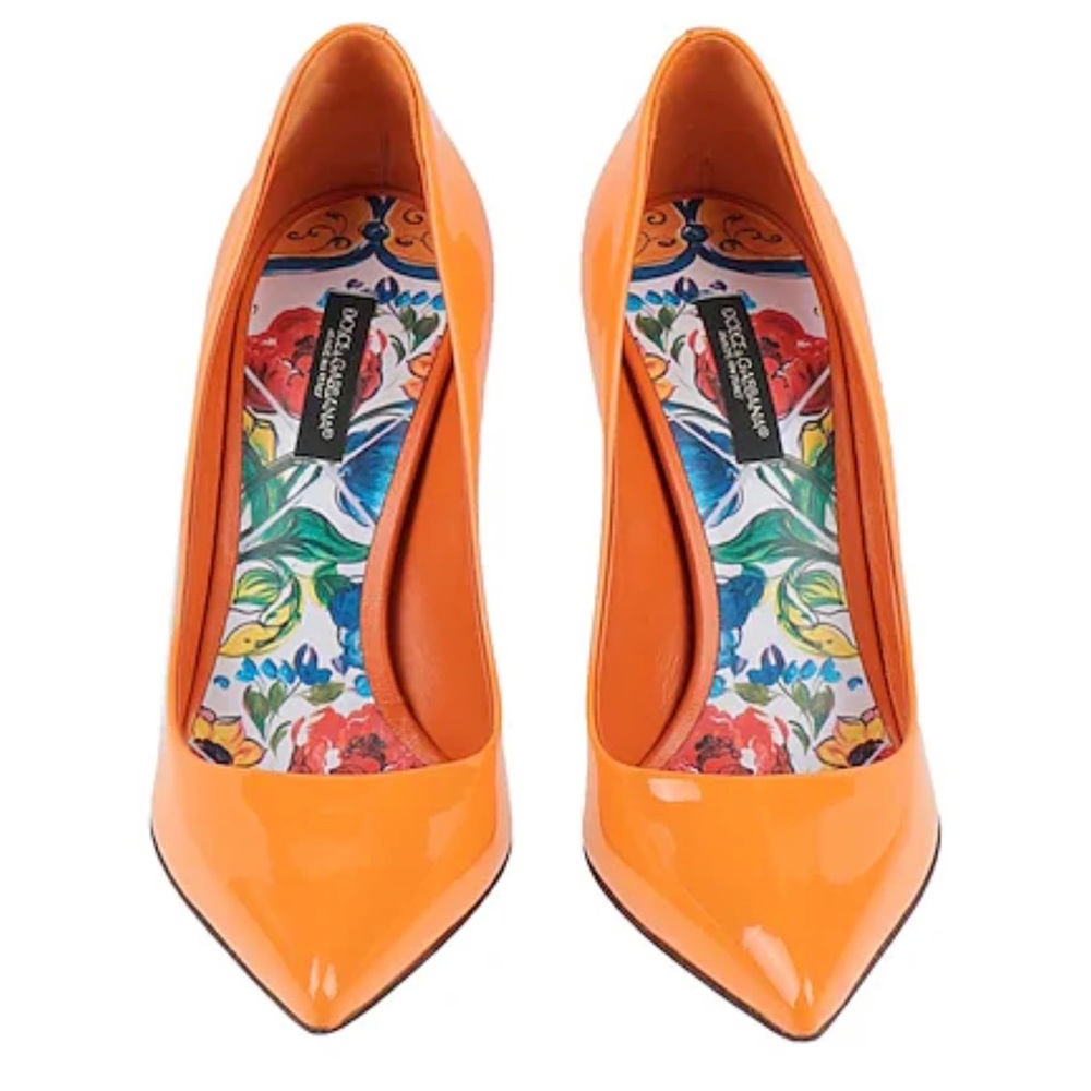 D&G orange heels
